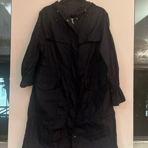Moncler Black Trench Coat